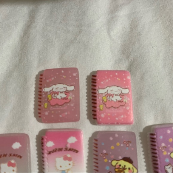 Hello Kitty Sanrio Mini Notebook Charms for DIY set of 10; half glow in the dark - Picture 4 of 6